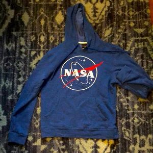 NASA Sweatshirt Size M blue